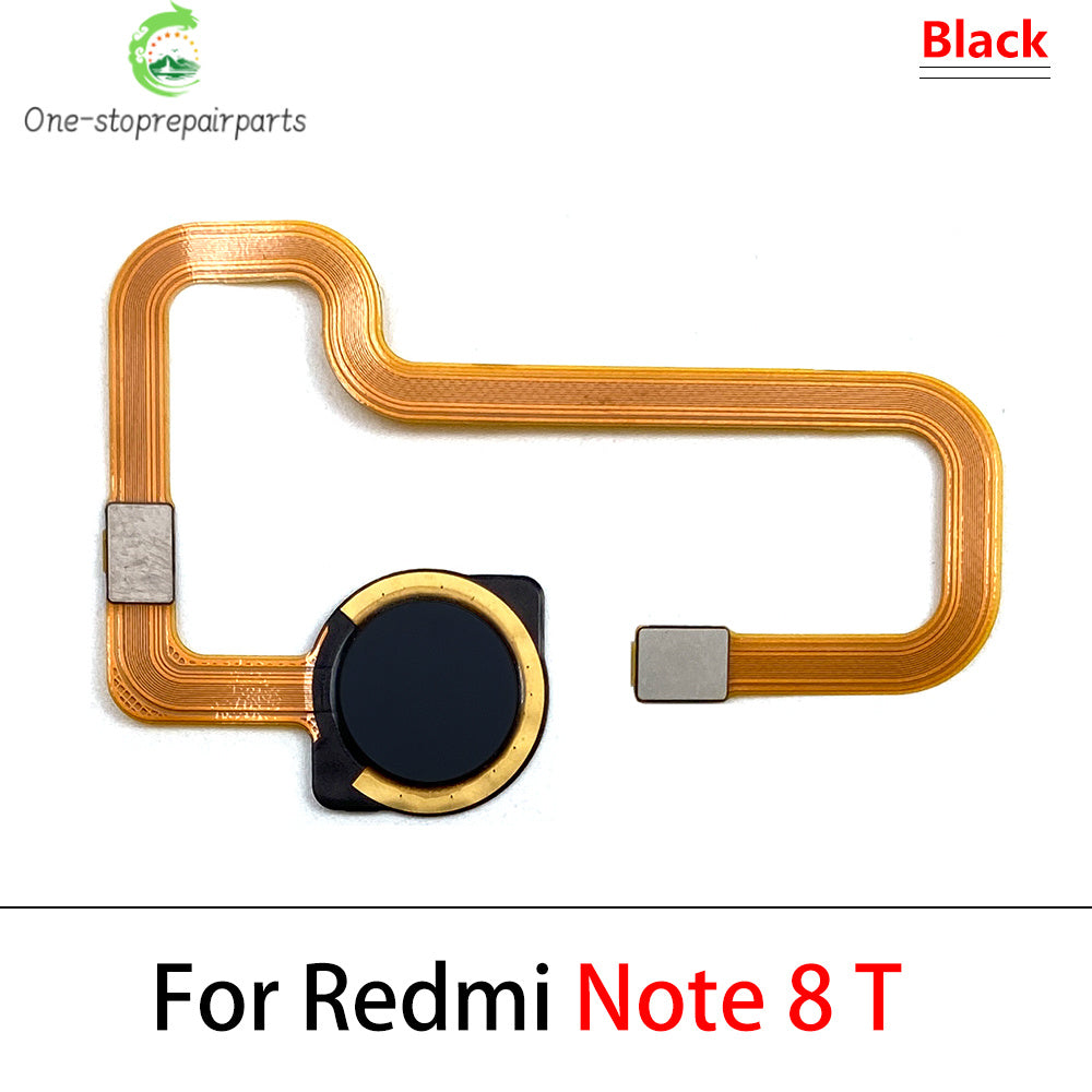 10Pcs, New For Xiaomi Redmi Note 8T 8 9s 9 Pro Home Button FingerPrint Touch ID Sensor Flex Cable Ribbon Replacement Parts  Xiaomi  Xiao mi phone repair parts