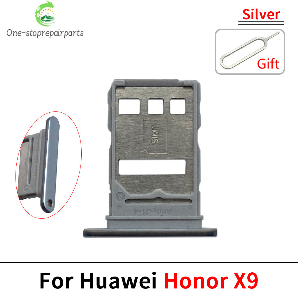 10Pcs/Lot, New SIM Card Tray Slot Holder Adapter Accessories For Huawei Honor X9 X9A X9B 4G 5G Repair Parts Huawei phone repair parts