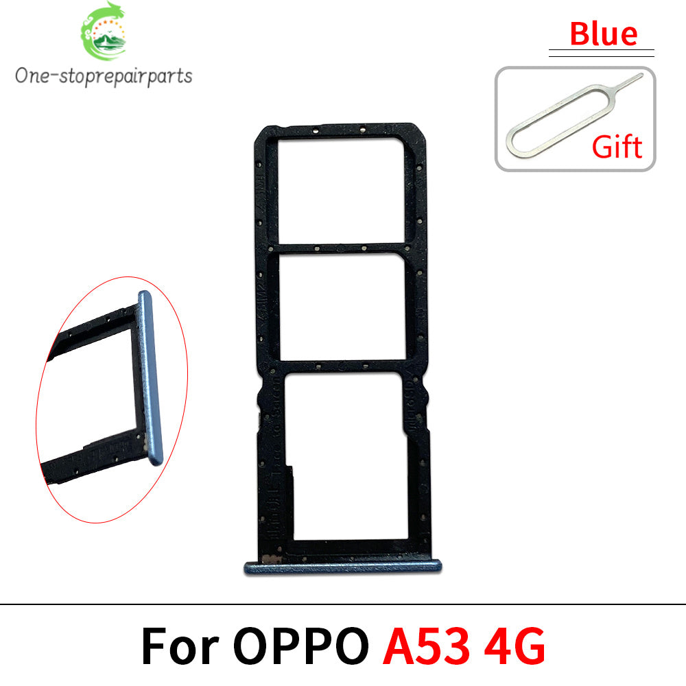 10Pcs, SIM Card Tray Slot Holder For OPPO A52 A53 A54 A55 A57 A58 4G 2022 Replacement Parts OPPO phone repair parts