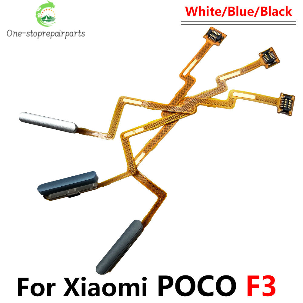 New Fingerprint Scanner For Xiaomi Poco M3 F3 X3 GT Pro Home Button Fingerprint Menu Return Key Sensor Flex Cable For Redmi 9T  Xiaomi  Xiao mi phone repair parts