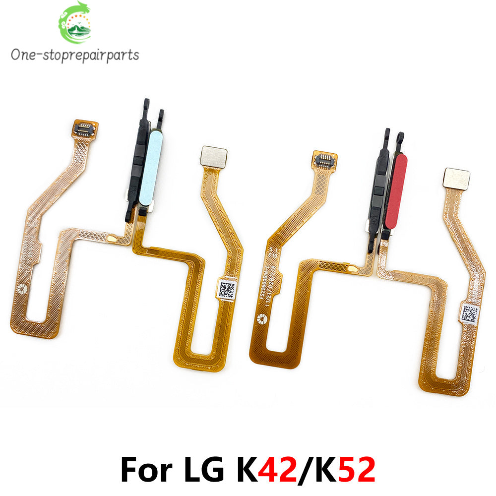 New For LG K42 K52 Home Button FingerPrint Touch ID Sensor Flex Cable Ribbon Replacement Parts  LG phone repair parts