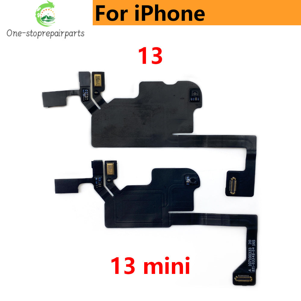 New Front Ear Earpiece Speaker Proximity Light Sensor Flex Ribbon Cable For IPhone 13 14 15 Pro Max Plus Mini iPhone phone repair parts