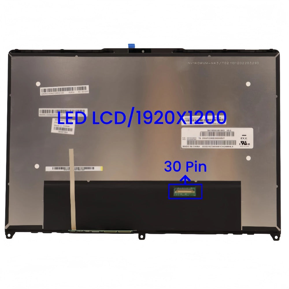 14-inch Touch Screen For Lenovo IdeaPad Flex 5 14IRU8 Type 82Y0 LCD or OLED Display Digitizer Assembly with Bezel Lenovo laptop repair parts