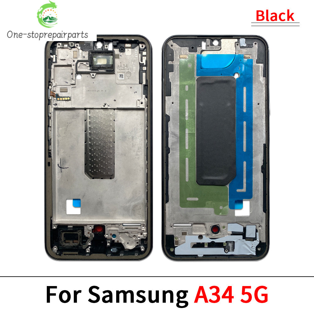 New Front Housing LCD Frame Screen Bezel Holder For Samsung A05 A05s A15 A25 A35 A06 A26 A34 4G 5G Samsung phone repair parts