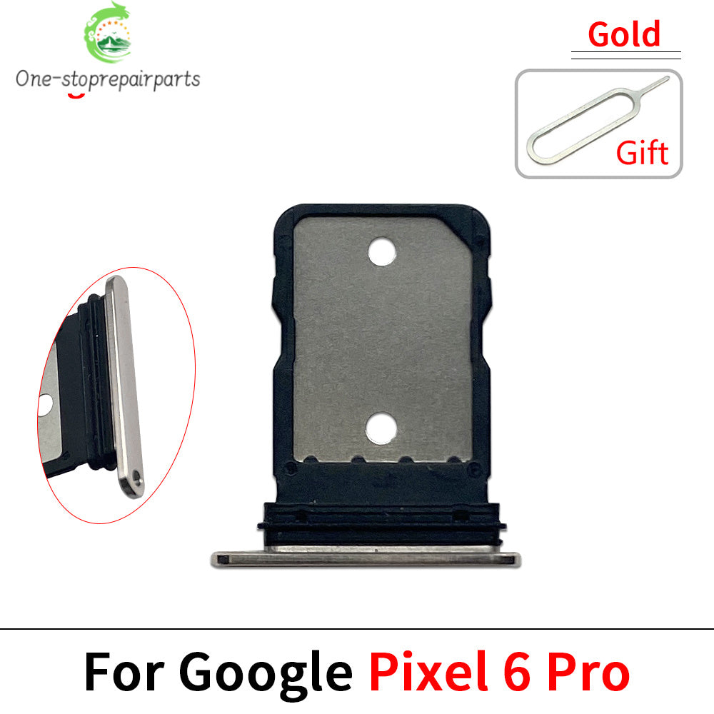 SIM Card Slot SD Card Tray Holder Adapter For Google Pixel 5 5A 6 6A Pro Repair Parts Google Pixel phone repair parts