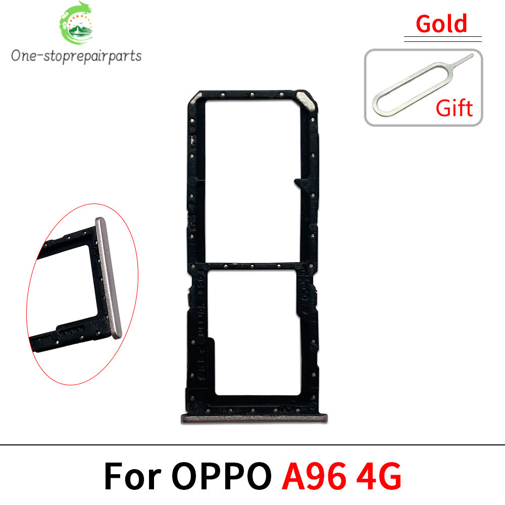 New Sim Card slot tray Holder For OPPO A92 A93 A96 4G repair parts OPPO phone repair parts