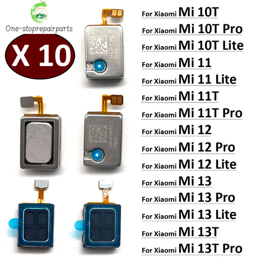 10Pcs, Earpiece Ear Speaker Sound Receiver Flex Cable For Xiaomi Mi 10T 11 11T 12 12T 13 13T Lite Pro  Xiaomi  Xiao mi phone repair parts