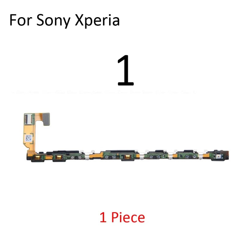 Switch Power ON OFF Key Mute Silent Volume Button Ribbon Flex Cable Parts For Sony Xperia 1 5 II III IV V VI Sony phone repair parts