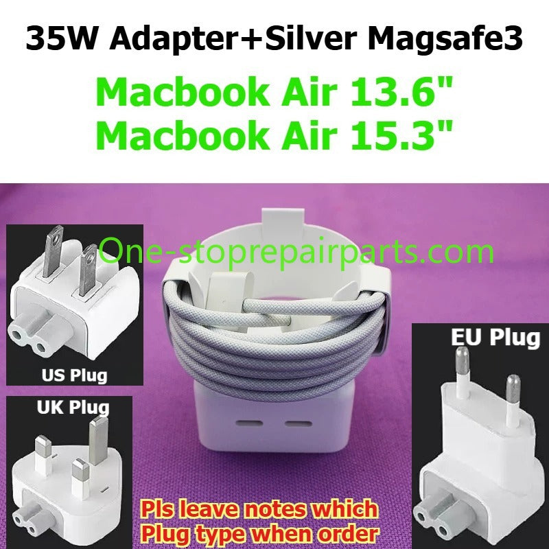 USB-C to MagSafe 3 Cable Power Adapter 30W 35W 70W 96W 140W  for Apple Macbook Magsafe3 Macbook Air A3448 A3449 A3240 A3241 Pro A3434 A3429 A3426 M2 M3 M4 M5  magnetic