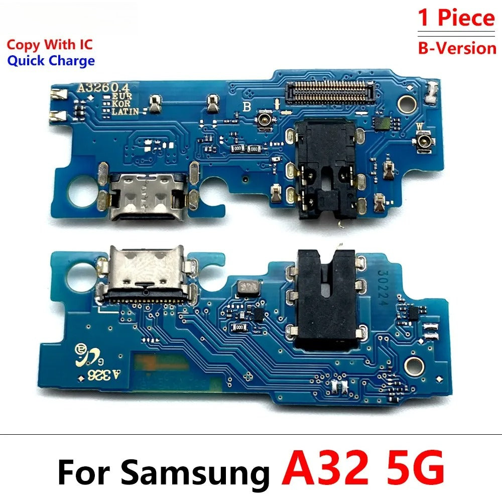 30Pcs USB Charger Charging Dock Port Connector Flex Cable For Samsung A22 A32 A12 A02 A02s A03s A03 A04 A04s A04E A05 A05s 4G 5G