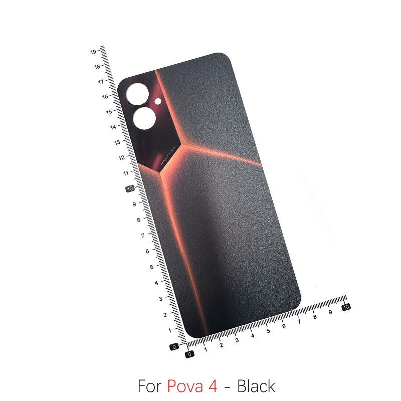 Battery back housing cover for Tecno Pova 5 5G Pova3 Pova4 LG7n 5Pro back case Phone case back cover