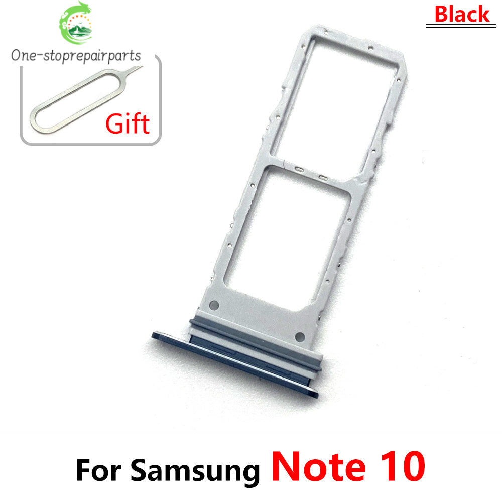 New Sim Card Tray Reader Socket Slot Holder For Samsung Note 10 Plus Lite / Note 20 Ultra Dual SIM Replacement Part Samsung phone repair parts