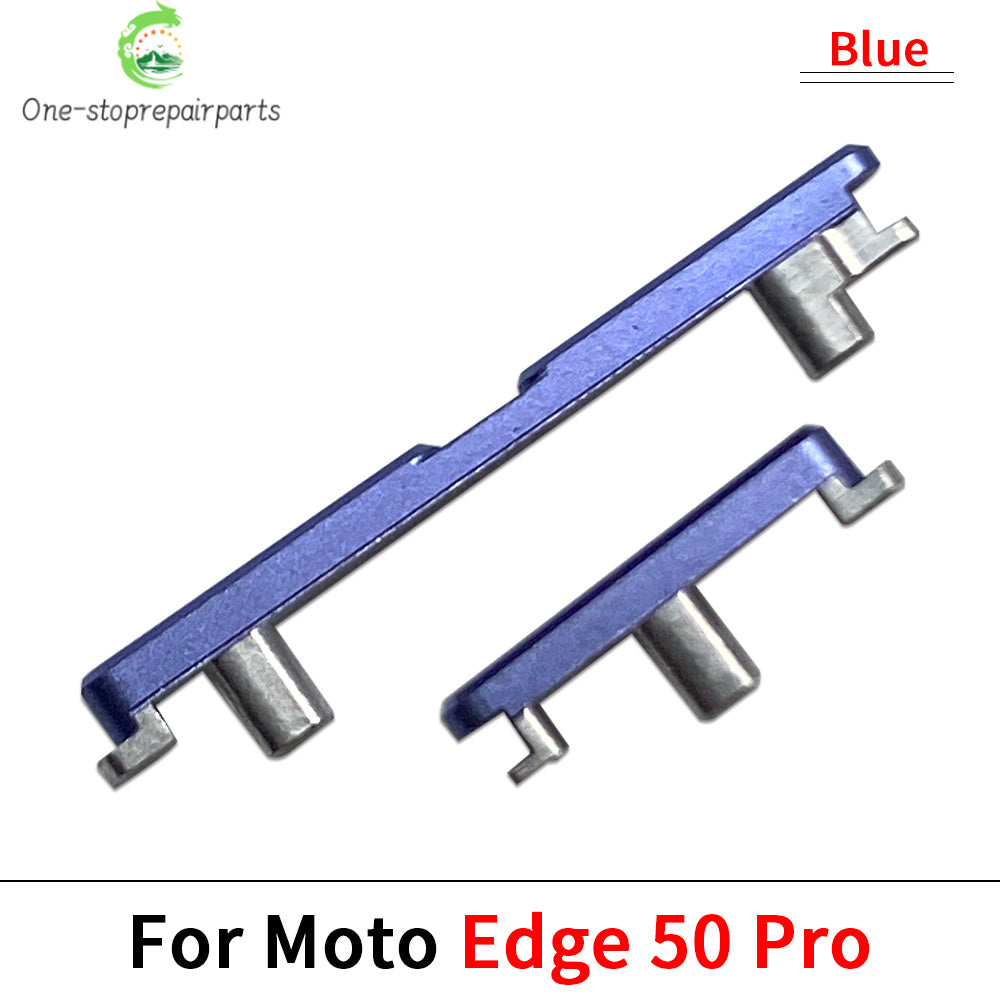 Power Volume Side Button Key External Plastic Button For Motorola Moto Edge 40 50 Neo Pro Fusion Motorola phone repair parts