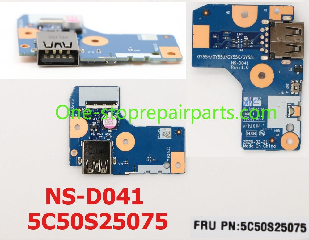 I/O Power USB board For Lenovo legion 5 5P Y/R7000P Y/R7000 2020H  NS-C911/C921/D041/D281 5C50S25075 5C50S25069 5C50S25102