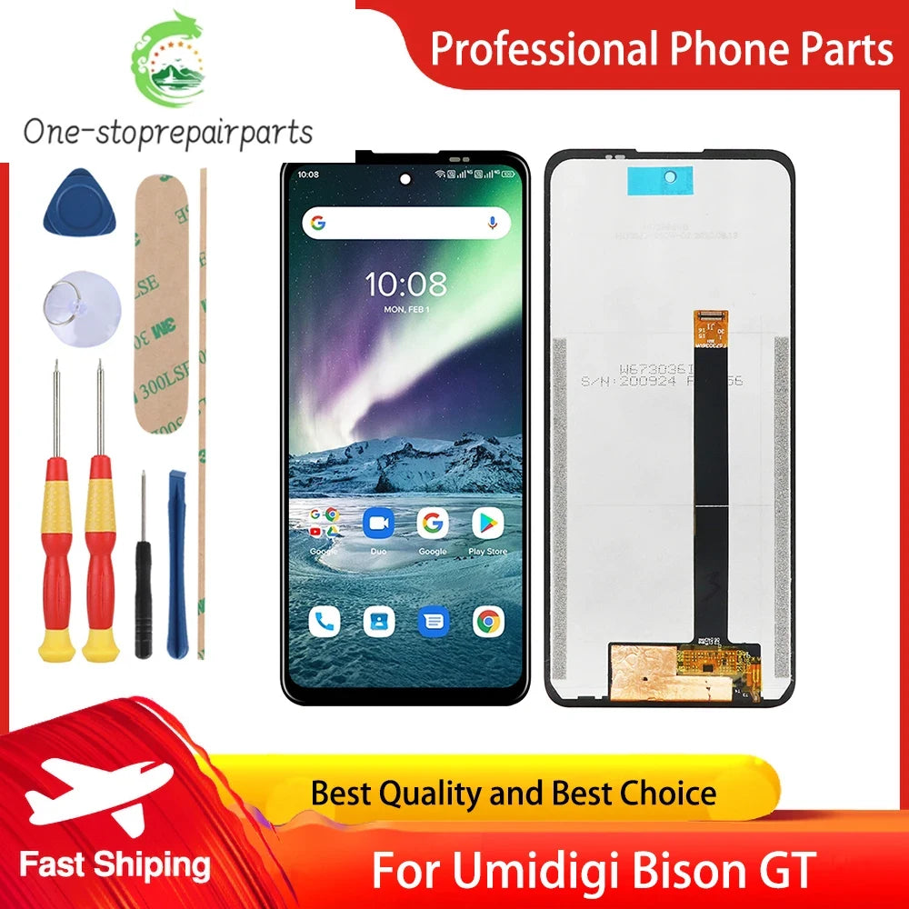 New Original 6.3 Inch Touch Screen 2340X1080 LCD Display For Umidigi Bison GT Umidigi Bison Pro BISON X10 Pro Phone Other brand Phone repair parts