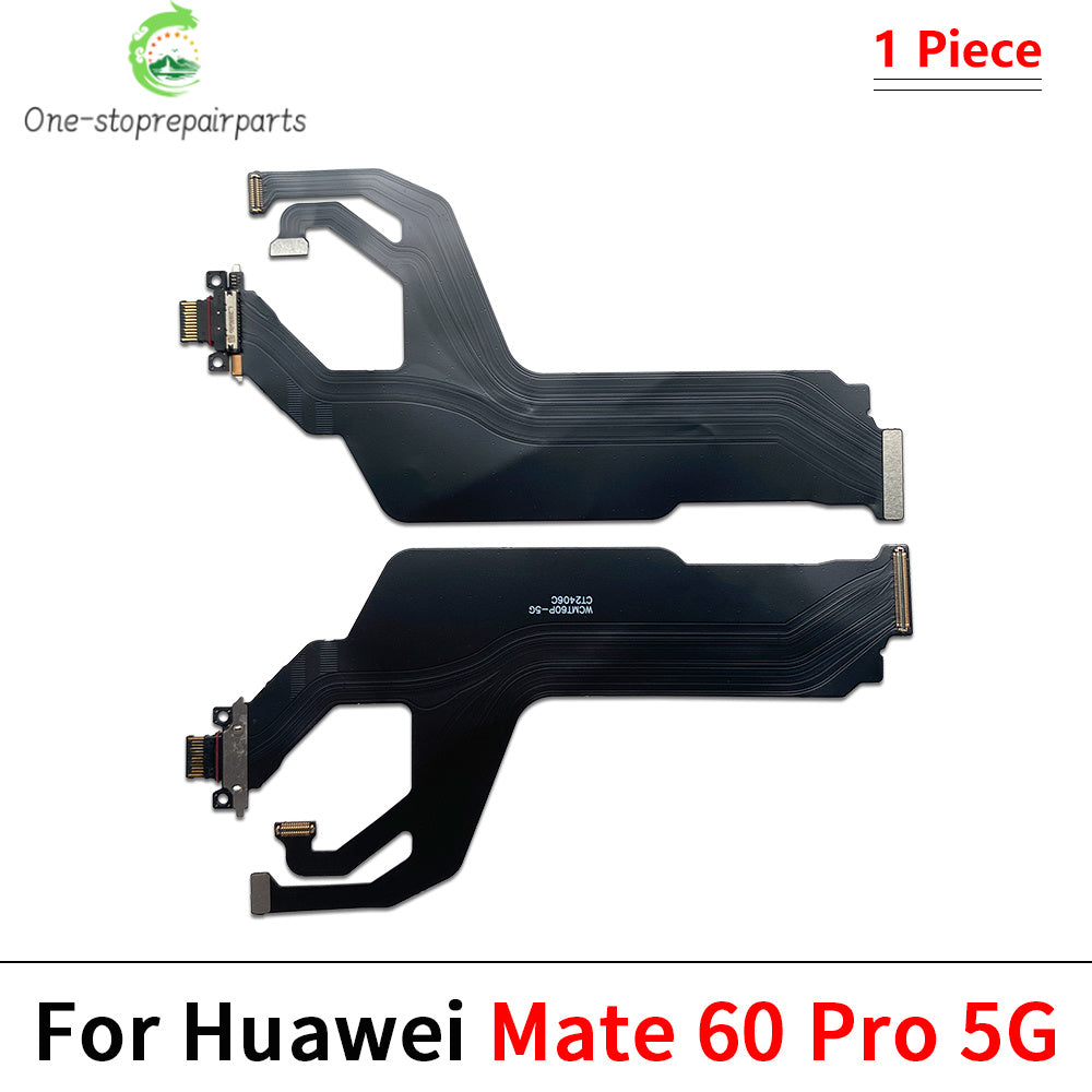 Dock Connector USB Charger Charging Board Port Flex Cable For Huawei Mate 40 50 50E 60 Pro P50 P60 P50E Pura 70 Pro Huawei phone repair parts