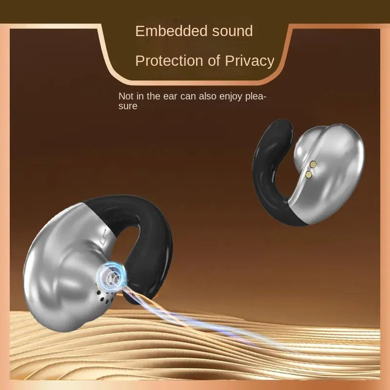 Accessories In-ear Wireless Bluetooth Headset Mini Small Hanging Ear Bone Conduction Painless Concept Long Standby