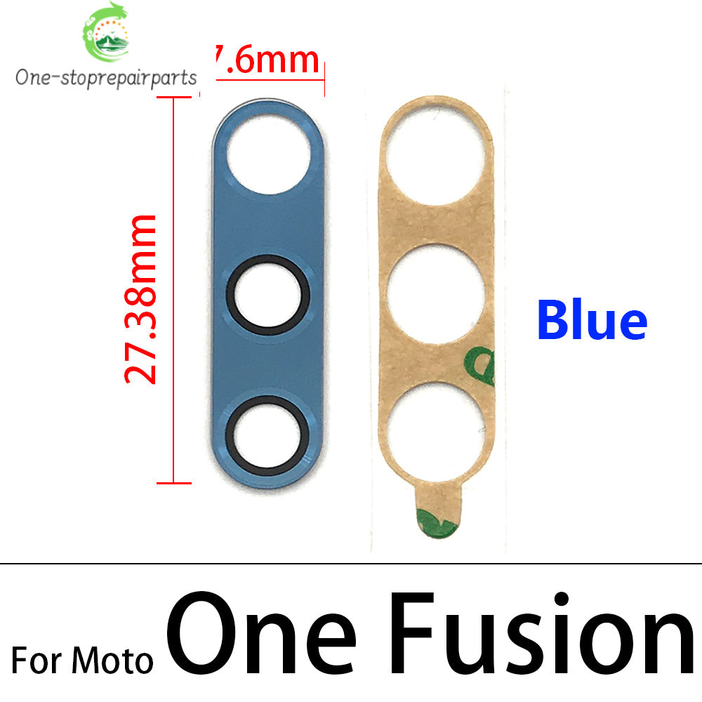 10Pcs,  Camera Glass Lens Back Rear Camera Glass Lens For Motorola Moto One Hyper Fusion Plus Action Vision With Adhesive Motorola phone repair parts