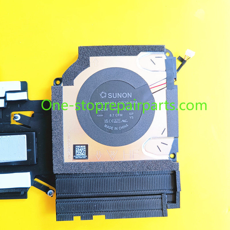 laptop CPU GPU cooling heatsink fan For Dell Pro Max 16 Premium MA16250 0YRR77 0HK2HR 0X3F1P CPU GPU cooling fan and heatsink assembly Dell laptop repair parts