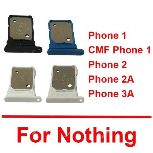 Sim Card Tray Socket Adapter For Nothing Phone 1 2 2A 3A CMF Phone 1 Sim Card Reader Slot Connector Holder Repair Parts  Other Brand phone repair parts