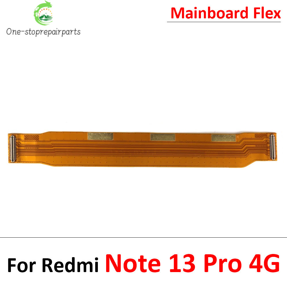 10Pcs/Lot, USB Charger Charging Board Dock Port Connector Main Mainboard Flex Cable For Xiaomi Redmi Note 13 Pro Plus 4G 5G  Xiaomi  Xiao mi phone repair parts