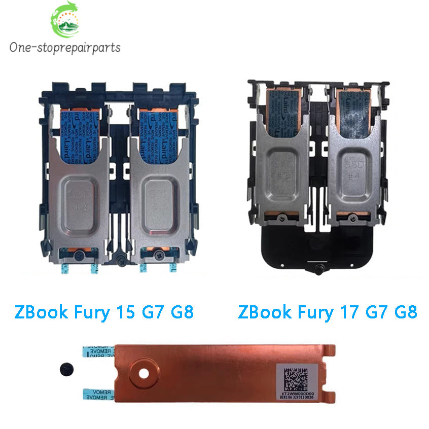 Bracket Heatsink Plate M.2 SSD3 SSD4 15 G7 G8 17 G8 G7 For Laptop HP ZBook Fury New Original HP laptop repair parts