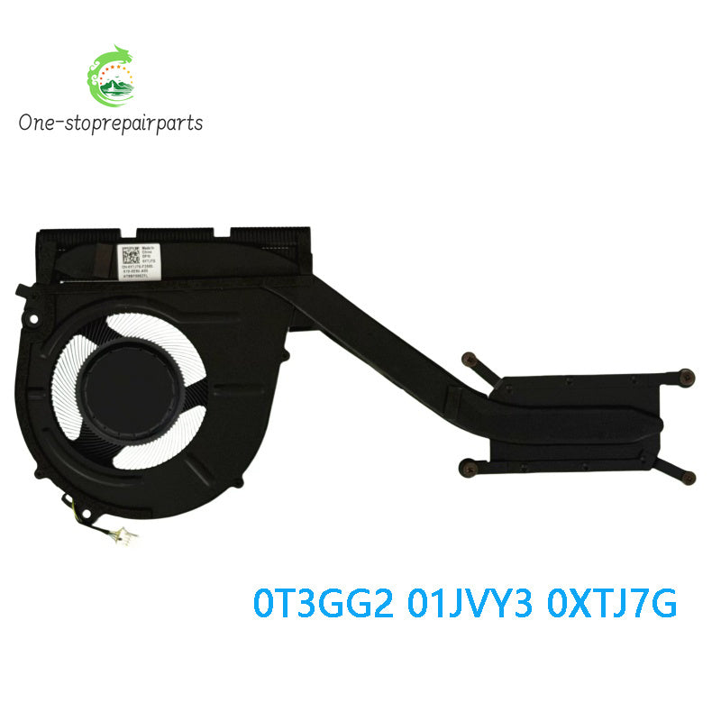 NEW ORIGINAL Laptop CPU Cooling Fan With Heatsink For DELL Pro 14 Plus PB14250 PB14255 0T3GG2 01JVY3 0XTJ7G Dell laptop repair parts