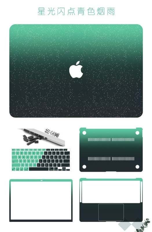 Frosted gradual change color protective case for MacBook Air Pro 11 "12" 13 "14" 15 "16" Neo A3404 A3426 A3427 A3428 A3429 A3449 A3448 A3434 A3403 A3186 A3402 A3401 A3112 A3185 A3114 A3241 A3113 A3240 Laptop accessories