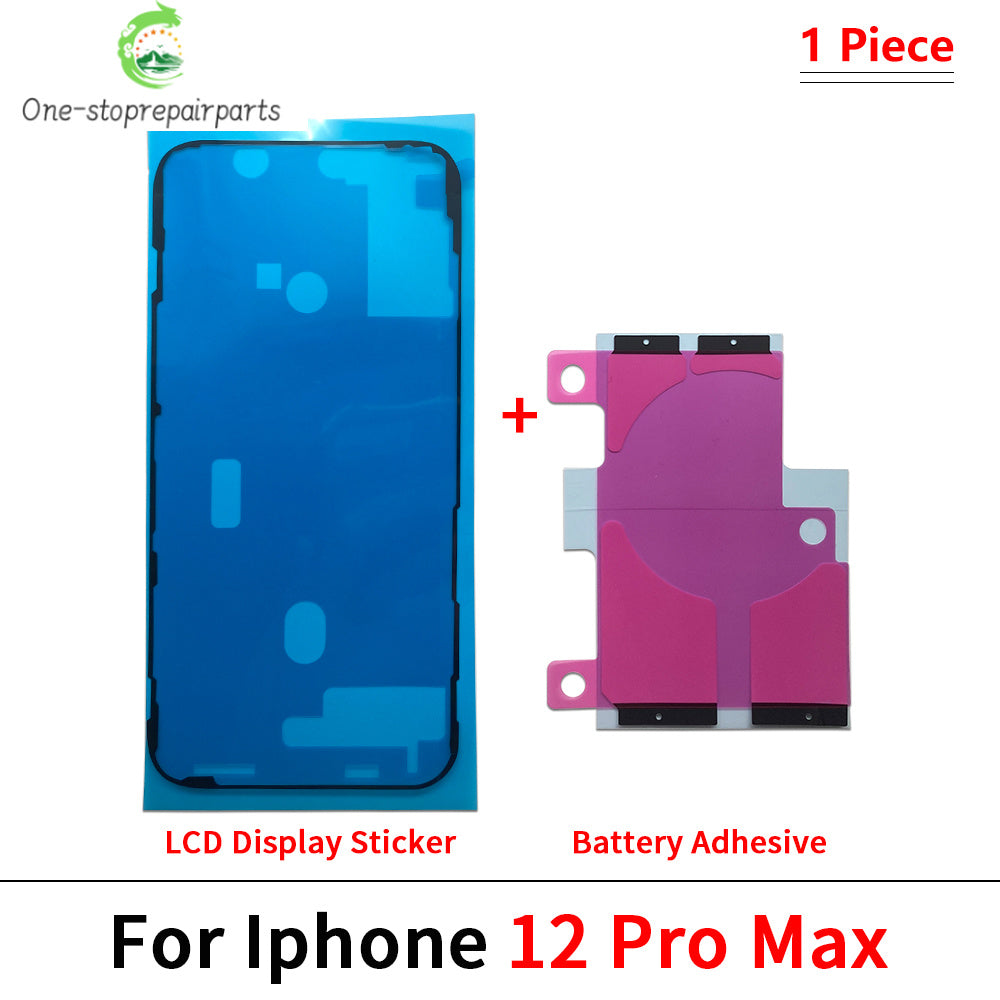 10Pcs, Waterproof Adhesive Sticker Screen Frame Bezel Seal Tape Battery Sticke For iPhone 11 12 13 14 15 16 Pro Max Plus X Xs iPhone phone repair parts