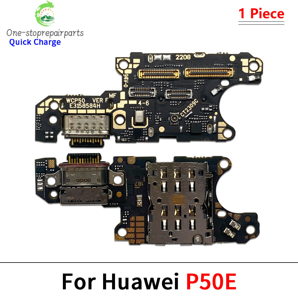 Dock Connector USB Charger Charging Board Port Flex Cable For Huawei Mate 40 50 50E 60 Pro P50 P60 P50E Pura 70 Pro Huawei phone repair parts