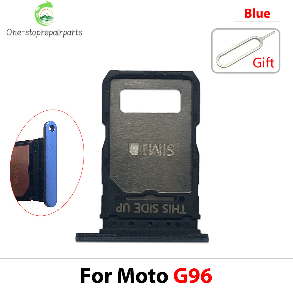 New For Motorola Moto G05 G15 G25 G75 G85 G56 G96 SIM Card Tray Slot Holder Adapter Accessories Motorola phone repair parts