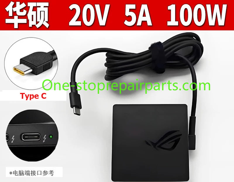 AC Power Adapter Charger for ASUS 100W 180W 200W 240W 280W Rectangle Conn ADP-240EB B A20-200P1A ADP-180TB K type CROG 14 16 Air ASUS ProArt PX13
