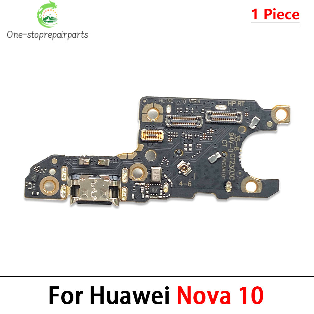 USB Charging Charger Port Dock Connector Flex Cable Microphone For Huawei Nova 2 Plus 2S 3 3i 3e 4 4e 5 5i 7 8 9 10 Pro 5G SE Huawei phone repair parts