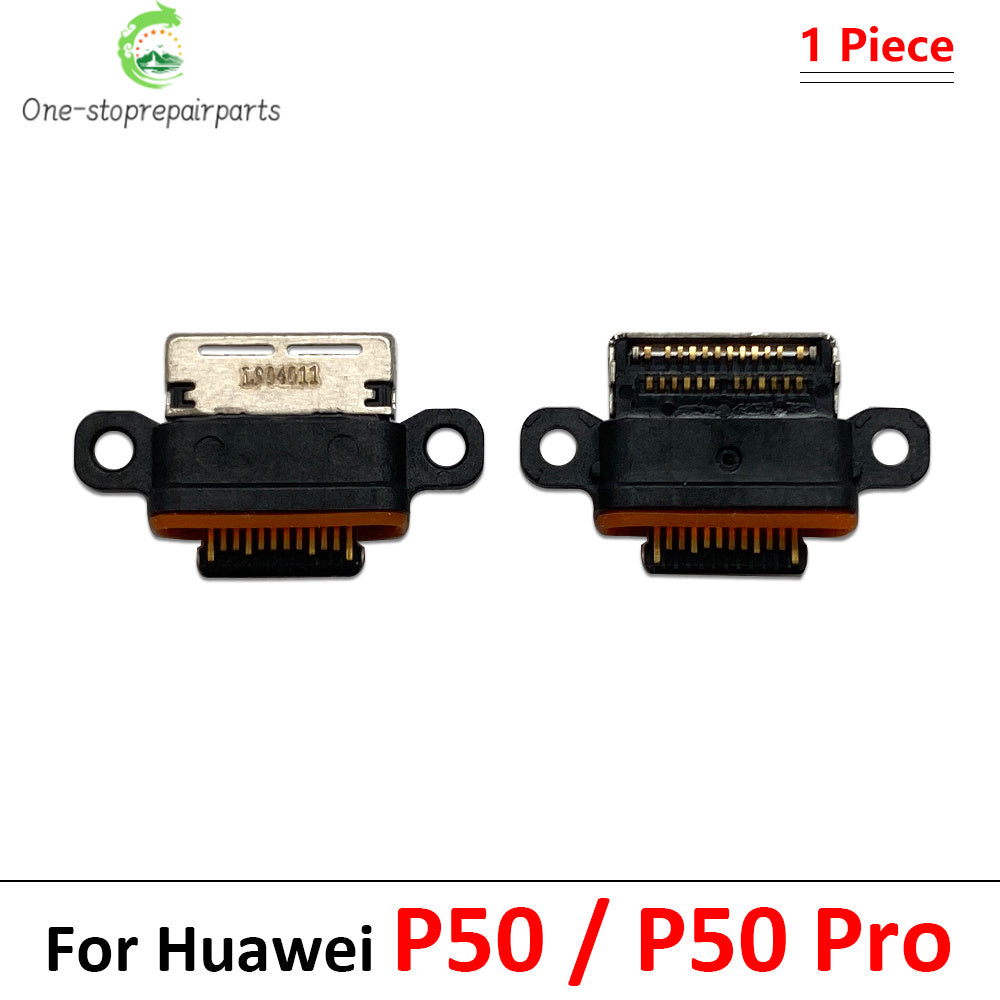 100Pcs, USB Charging Port Connector Charge Jack Socket Plug Dock For Huawei P20 P30 P40 P50 Pro Lite Plus 5G Huawei phone repair parts
