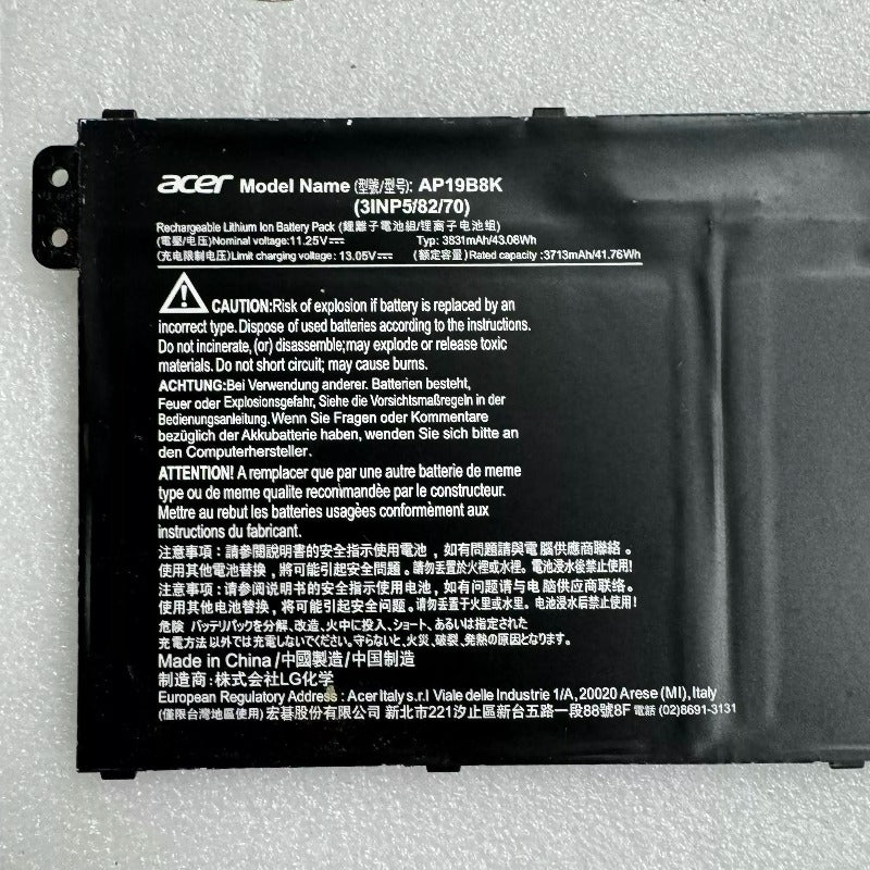Battery for Acer N17W1 SF314-52 SP515-51GN AN515-42 repalcement battery  AC14B7K