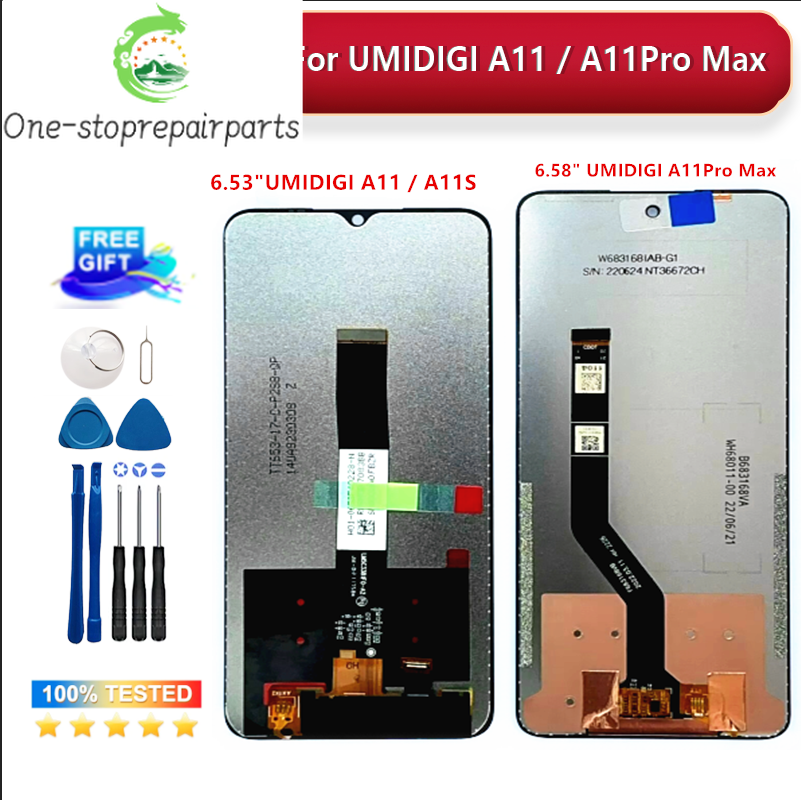 New UMIDIGI A11 /A11Pro Max LCD Original New For Umidigi A11 Pro Max LCD Display + Touch Screen Assembly Digitizer Replacement Other brand Phone repair parts