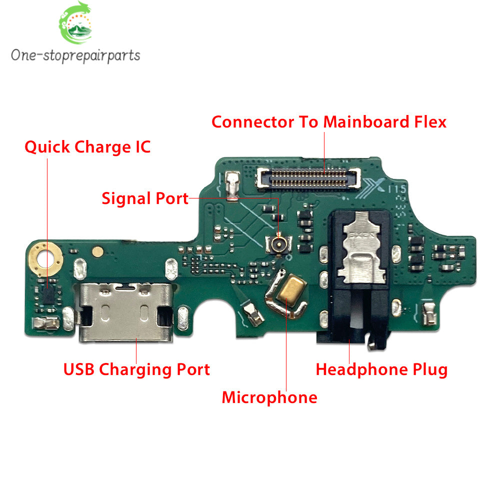 10Pcs, Dock Connector Micro USB Charger Charging Port Flex Cable For ZTE A31 A33s A34 A35 A51 A52 A53 A54 A55 A71 A72 A73 4G 5G ZTE phone repair parts