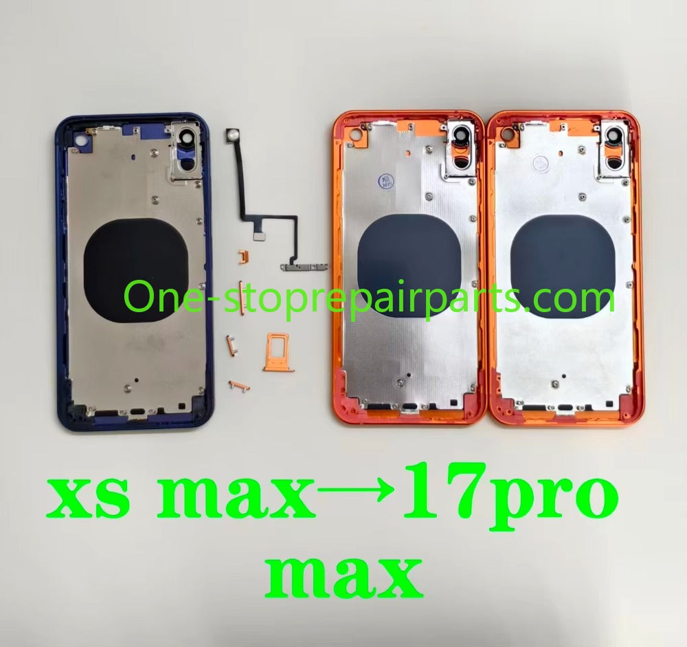 Convertor Housing For iPhone XR To 17 Pro 11 Like 17 Pro X XS Max Convert to 17 Pro Max Backshell Replacement Refitted Chassis iPhone phone repair parts
