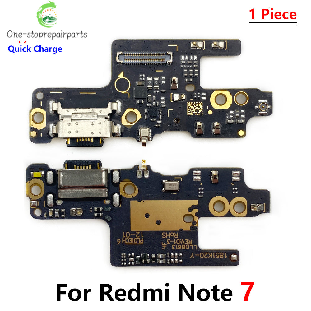 10Pcs, Charger Board Flex For Xiaomi Redmi Note 7 8 8T 9 9s 10 10s 11 12 Pro 4G 5G USB Port Connector Dock Charging Flex Cable Xiaomi  Xiao mi phone repair parts