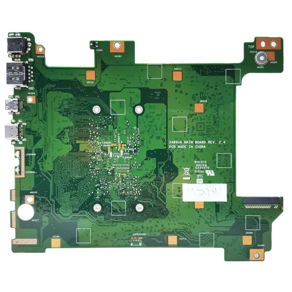 X406UA with I5 I7-8th Gen CPU 4GB/8GB-RAM Mainboard for ASUS VivoBook S406 S406U V406U X406U X406UA X406UAR Laptop Motherboard ASUS laptop repair parts