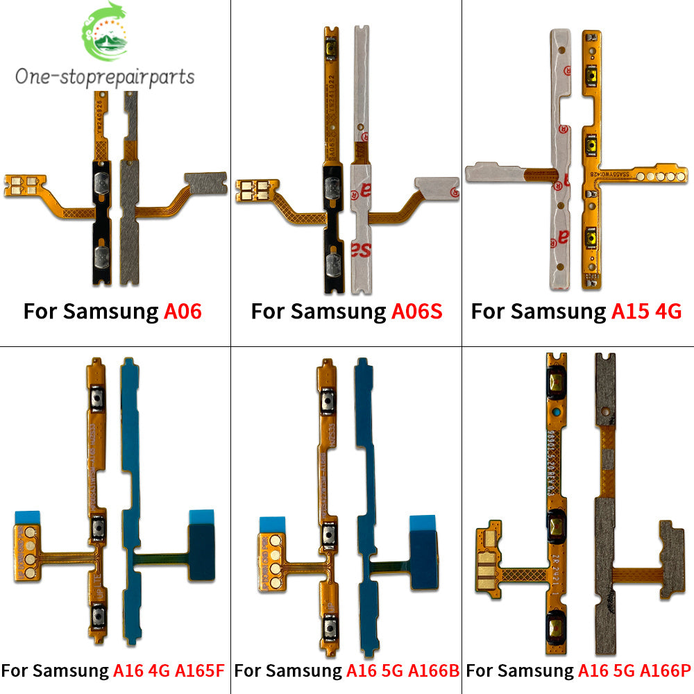 New For Samsung A05 A05s A06 A06s A15 A25 A35 A55 A16 4G 5G Power Switch On Off Button Volume Key Button Flex Cable Samsung phone repair parts