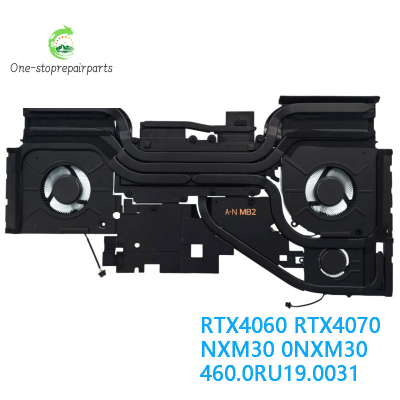 NEW ORIGINAL Laptop LAPTOP CPU GPU Cooling Fan With Heatsink For Alienware m18 R1 M18 R2 AMD RTX4060 4070 0NXM30  Dell laptop repair partsRTX4080 09JJV3