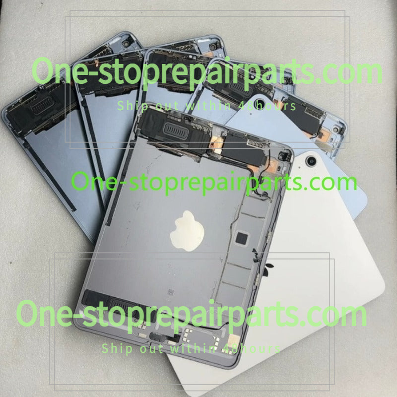 Back housing cover with speaker home power key button parts assembly for iPad air 4 air 5 air 6 A2316 A2588 A2589 A2902 A2702 A2324 A2903 A2904 WiFi Cellular battery back cover iPad repair parts