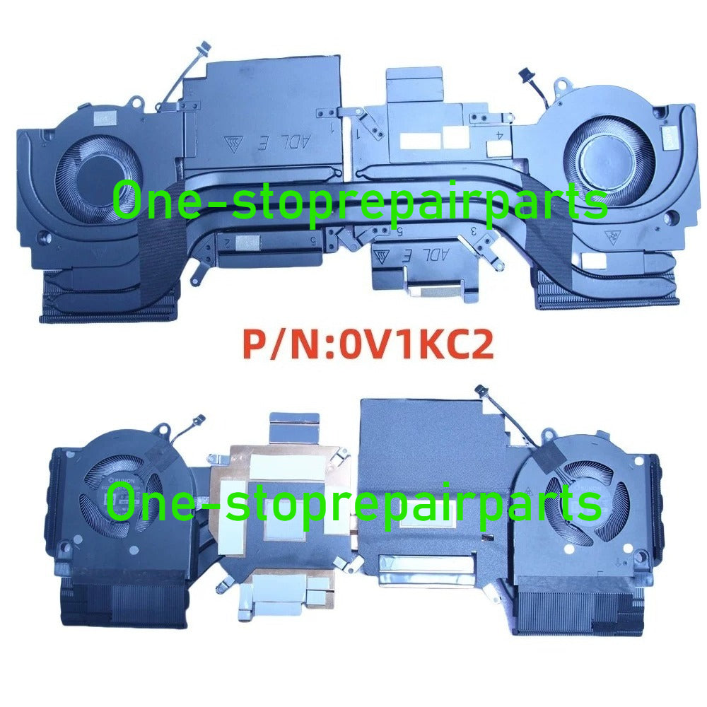 CPU GPU Cooling Fan Heastsink Assemble For Dell G15 5510 5511 5515 5520 5521 5525 Radiator Fan Module 0JPVVG 05YW78 0CD2W3 0C6FY4 060XK7 08J8F5 0Y5MJD 0XF50C 0G7V1F 01FM26 0V1KC2 Dell laptop repair parts