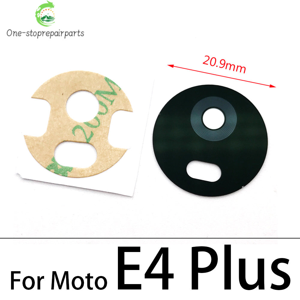 Back Rear Camera Glass Lens For Moto E4 E7 E6 E6s E5 E7i Plus Play Power E20 E30 E40 E22 E32 E13 E22i With Adhesive Motorola phone repair parts