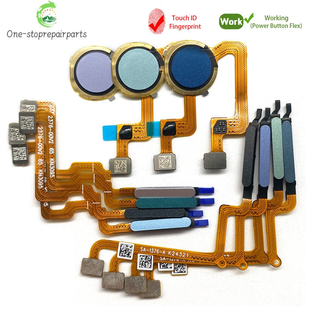 New Fingerprint For Xiaom Redmi 12 12C 13C 10C Home Button Fingerprint Menu Return Key Recognition Sensor Flex Cable Redmi phone repair parts