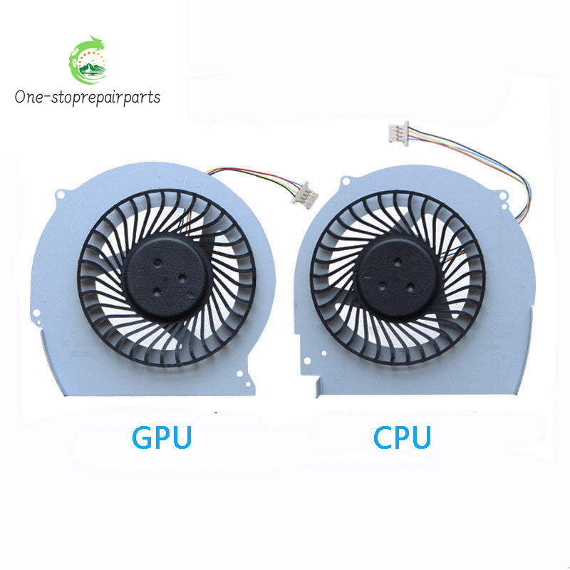 NEW LAPTOP CPU GPU Cooling Fan For Dell MASTER 7566 15-7000 15-7566 15-7567 P65F 7466 7467 Dell laptop repair parts