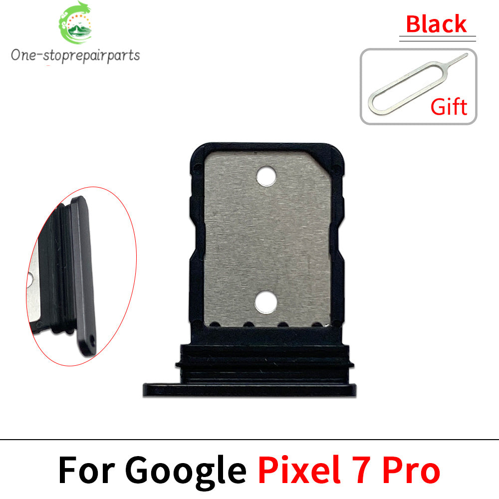 10Pcs, New For Google Pixel 7 / Pixel 7 Pro / Pixel 7A / Pixel 8 / Pixel 8 Pro / Pixel 8A SIM Card Tray Slot Holder Repair Parts Google Pixel phone repair parts