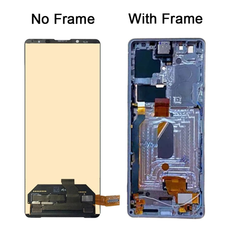 Original 6.5" For Sony Xperia 1 III LCD Display Touch Screen Digitizer Assembly Replace For Sony x1III XQ-BC72 lcd with Frame Sony phone repair parts