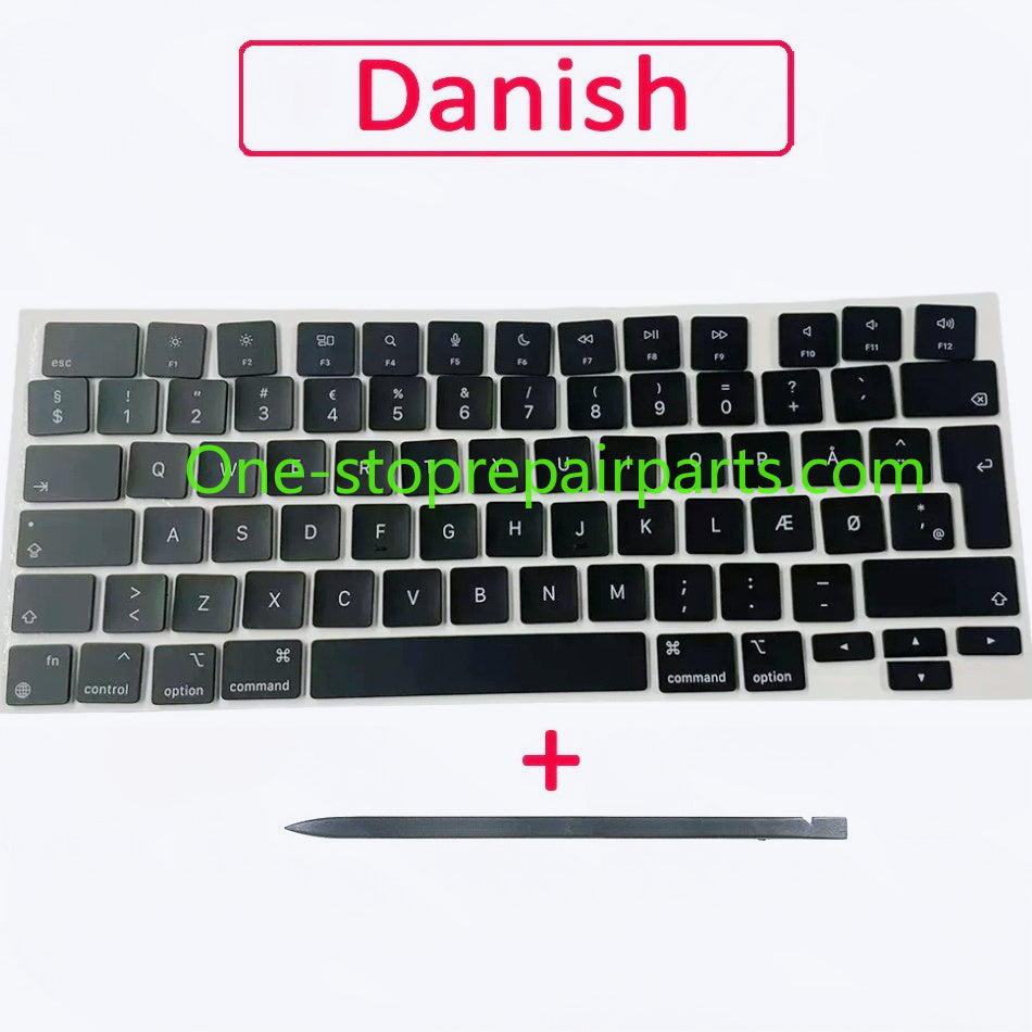 Laptop A2442 A2485 A2779 A2780 A2918 A2992 A2991 Keycaps Keys Key Cap Set for Macbook Pro M1 M2 M3 14" 16" Keyboard Repair Kit Macbook repair parts